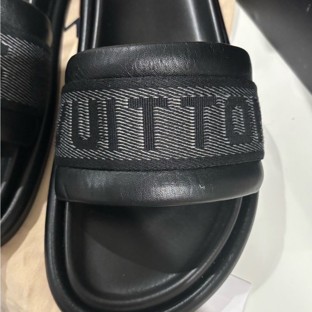 Louis Vuitton Black Women's Slippers